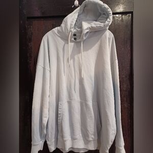 GAP Oversized Light Blue Ombre Hooded Sweatshirt